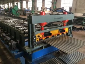 Steel,Gi Hydraulic Tempo Floor Sheet Forming Machine, 20, Capacity: 15 Ton Per Shift
