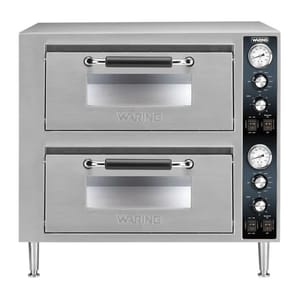 Stainless Steel(SS) Electric Double Deck Oven, For Hotel & Restaurant
