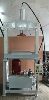 Shreeji Single Fully Automatic Hydraulic Thali Making Machine, Production Capacity: 4000-5000 Pcs/Hr, 1100 W