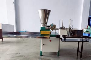 Stainless Steel Agarbatti Making Machine, Production Capacity: 5-10 kg/hr, 100-150 strokes/min