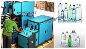 Pet Preform 3 Phase Semi Automatic Bottle Making Machine, 40 Hp, Production Capacity: 1200 Bph