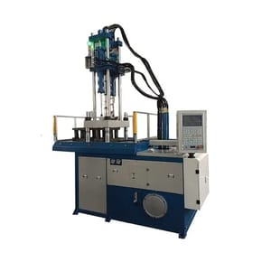 ABS Double Slide/Two Station Vertical Injection Moulding Machine, 25-500 Gram, 15-120 Ton