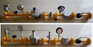 Industrial Seamless Boiler Gas Train, Thickness: 1"