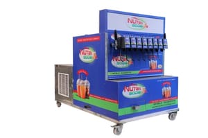 Nutan Soda/Cold Drinks 8 Plus 2 Soda Vending Machine Van Model, Capacity: 1500 Glass