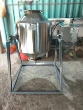 Conical Double Cone Blender, For Mixing, Capacity: 20-50 Kg Per Batch