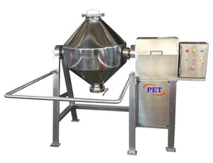 Stainless Steel Gmp Model Double Cone Blender, Capacity: 50 Ltrs To 6000 Ltrs, Model Name/Number: Pet-dcb