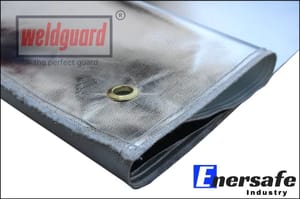 WELDGUARD Aluminum Coated Fiberglass Cloth
