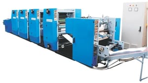 Automatic Mild Steel Rotary Offset Printing Press, For Industrial