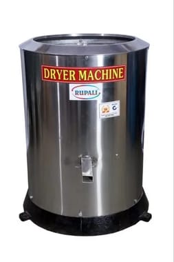 Smt Ss Body Namkeen Oil Dryer, For Drying, Production Capacity: 10-15 Kg Per Batch