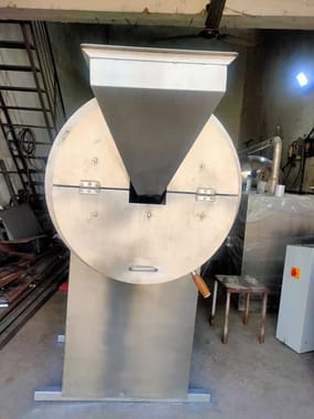 Mild Steel Powder Coated Fertilizer Granule Rotary Drying Machine, Automation Grade: Automatic