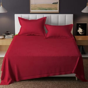Plain Double Hotel Bed Sheet, For Bedroom