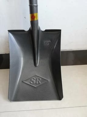 Black Carbon Steel Shovel
