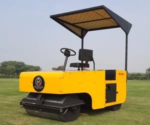 Yellow Cricket Pitch Roller 1 Ton