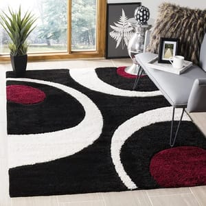 Printed Living Room Shag Carpet