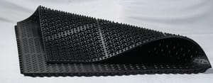 Black Plain Diamond Modular Mat, Packaging Type: Roll