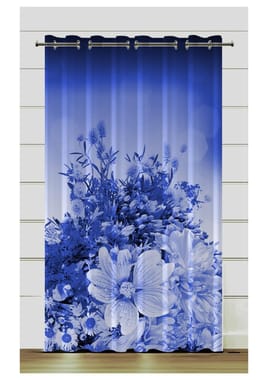 Digital Print Polyester Printed Curtain, Size: Custom Size