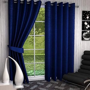 Polyester Long Crush Curtain, For Door
