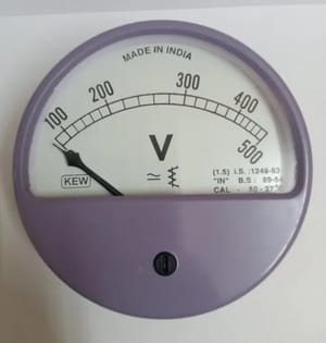 KEW Analog Round Projection Type Meter, Model Name/Number: SR-100, Voltage: Upto 600 Volt