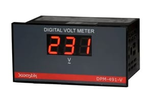 Swastik Digital Panel DC Volt Meter, DPM 491 V DC