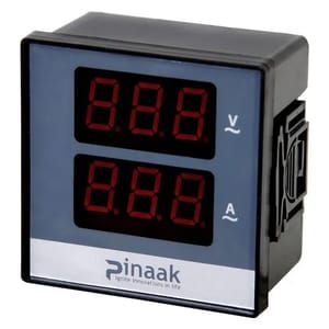 Pinaak Single Phase Digital Voltmeter, For Industrial, Voltage: 140-350