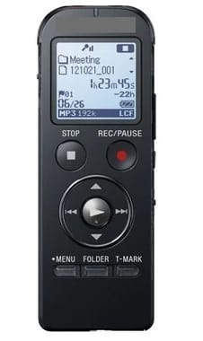 Panasonic and Hikvision Battery Digi Voice Portable Digital Audio Recorder for Reporting