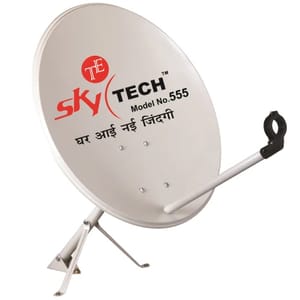 SkyTech Steel Satellite Dish Antenna Model No. 555, Hd Box