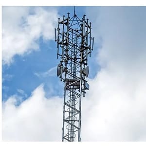 Mild Steel Ground Based Communication Tower, For Telecom