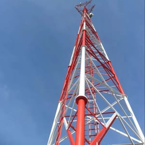 Mild Steel Communication Tower Structure, For Telecom