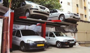 Mild Steel Car Parking Systems, For Malls,Offices Etc, Capacity: 10-30 Cars