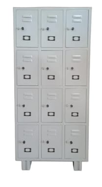 Sksp Mild Steel Industrial Locker Cabinet, No Of Lockers: 12