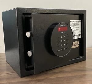 Digital Lock Black Small Safe Locker