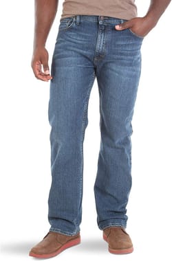 Faded Men's Jeans, Straight Fit