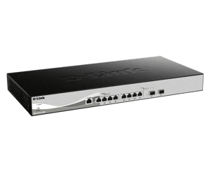 DXS-1210-10TS Network Switch, LAN Capable, Grey