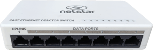 NETSTAR Model Name/Number: NS-8FE Fast Ethernet Desktop Switch, White