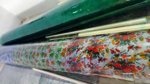 Flower Printed Fiberglass Sheet