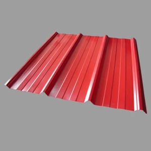 Color Coated Red Fiberglass Roofing Sheet, Thickness Of Sheet: 2mm