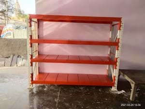 Iron Free Standing Unit Warehouse Pallet Rack, Storage Capacity: 1000-5000 kg