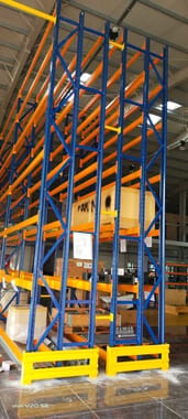 Mild Steel Storage Racks Double Deep Pallet Racking, For Warehouse, Load per Layer: >500 kg