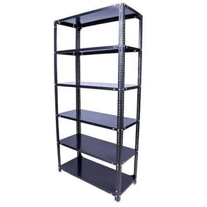 Mild Steel Angle Frame Slotted Angles Racks, For Warehouse, Height: 5ft To 10ft