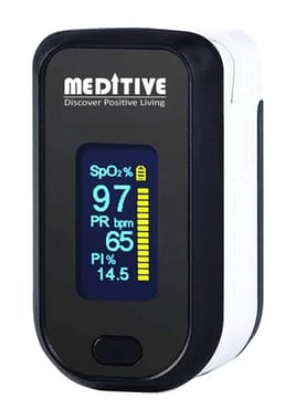 LED Meditive Fingertip Pulse Oximeter