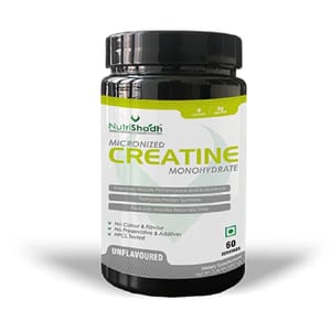 NUTRISHADH MICRONIZED CREATINE MONOHYDRATE, Packaging Size: 60 Serving