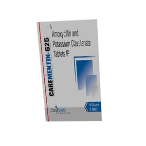 Carementin-625 Amoxicillin Potassium Clavulanate 625mg Tablets IP
