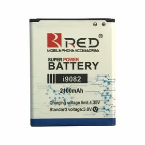 RED MOBILE BATTERY COMPATIBLE WITH SAMSUNG I9082, Model Name/Number: EB535163LU, Battery Capacity: 1801mAh-2200mAh