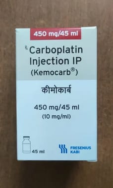 Kemocarb Allopathic Fresenius Kabi Carboplatin Injection Ip, Packaging Size: 45 Ml