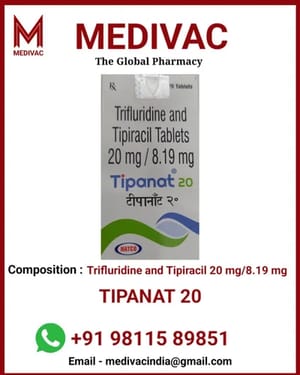 Tipanat Trifluridine & Tipiracil 20mg, Natco