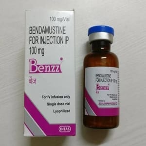 Bendamustine 100 mg Injection, Packaging: 1 ml In 1 Vial, Intas Pharmaceuticals