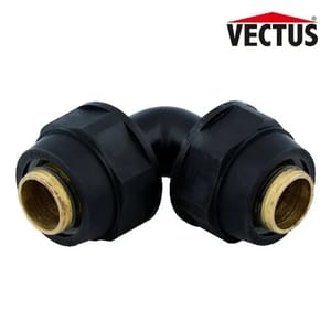 Brass 90 degree Wavin Vectus Composite Polymer Equal Elbow