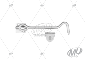 Aluminium 150mm Gate Hook, For In Windows, Size: 6 Inch