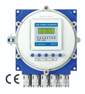 Flameproof Dual Channel Gas Monitor, Gm-2211-FLP