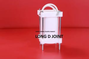 White Long D Joint, Size: 3 inch